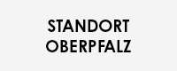 Logo von „Standort Oberpfalz“, schwarze Schrift auf grauem Grund.