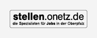 Logo von stellen.onetz.de, schwarze Schrift auf grauem Grund.