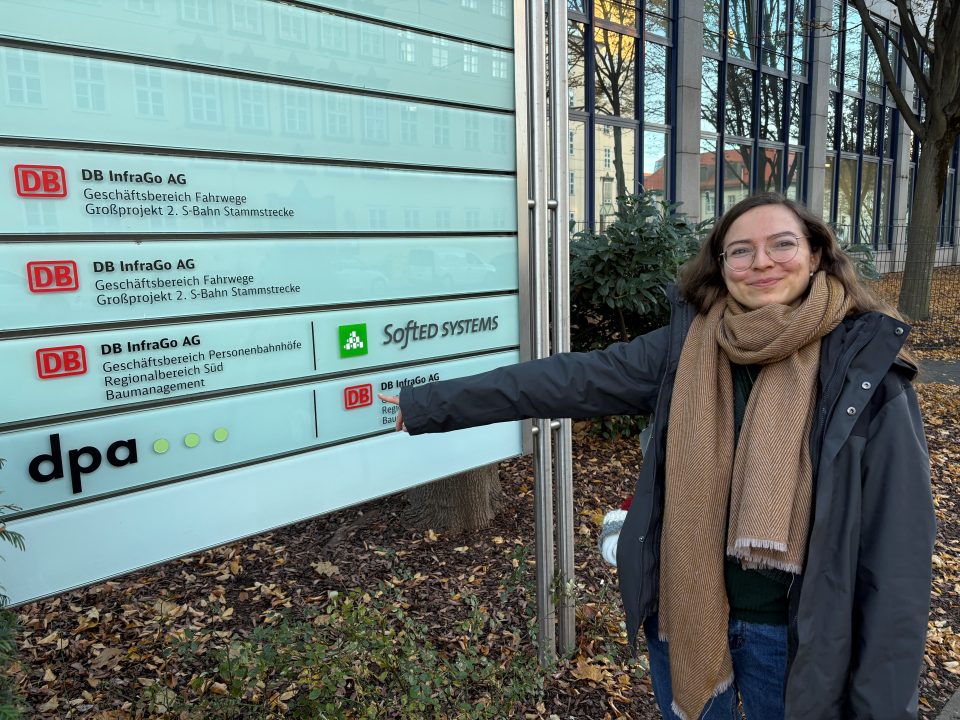 Besuch bei im Landesbüro der Deutschen Presse-Agentur in München.