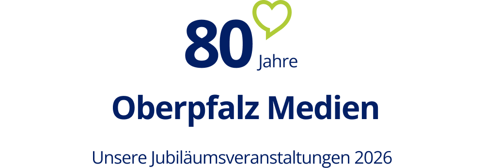 80 Jahre Oberpfalz Medien – Unsere Jubiläumsveranstaltungen 2026